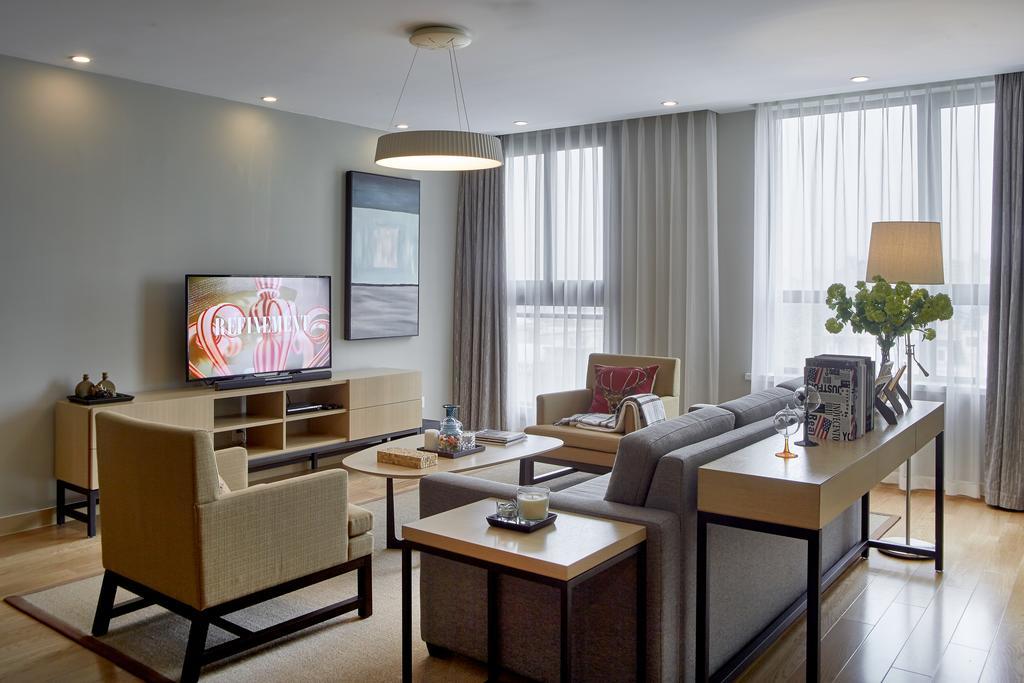 One Sunland Serviced Suites Managed By Lanson Place Šanghaj Exteriér fotografie
