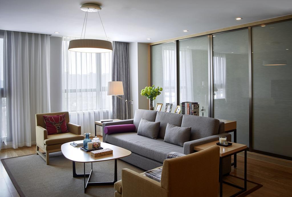 One Sunland Serviced Suites Managed By Lanson Place Šanghaj Exteriér fotografie