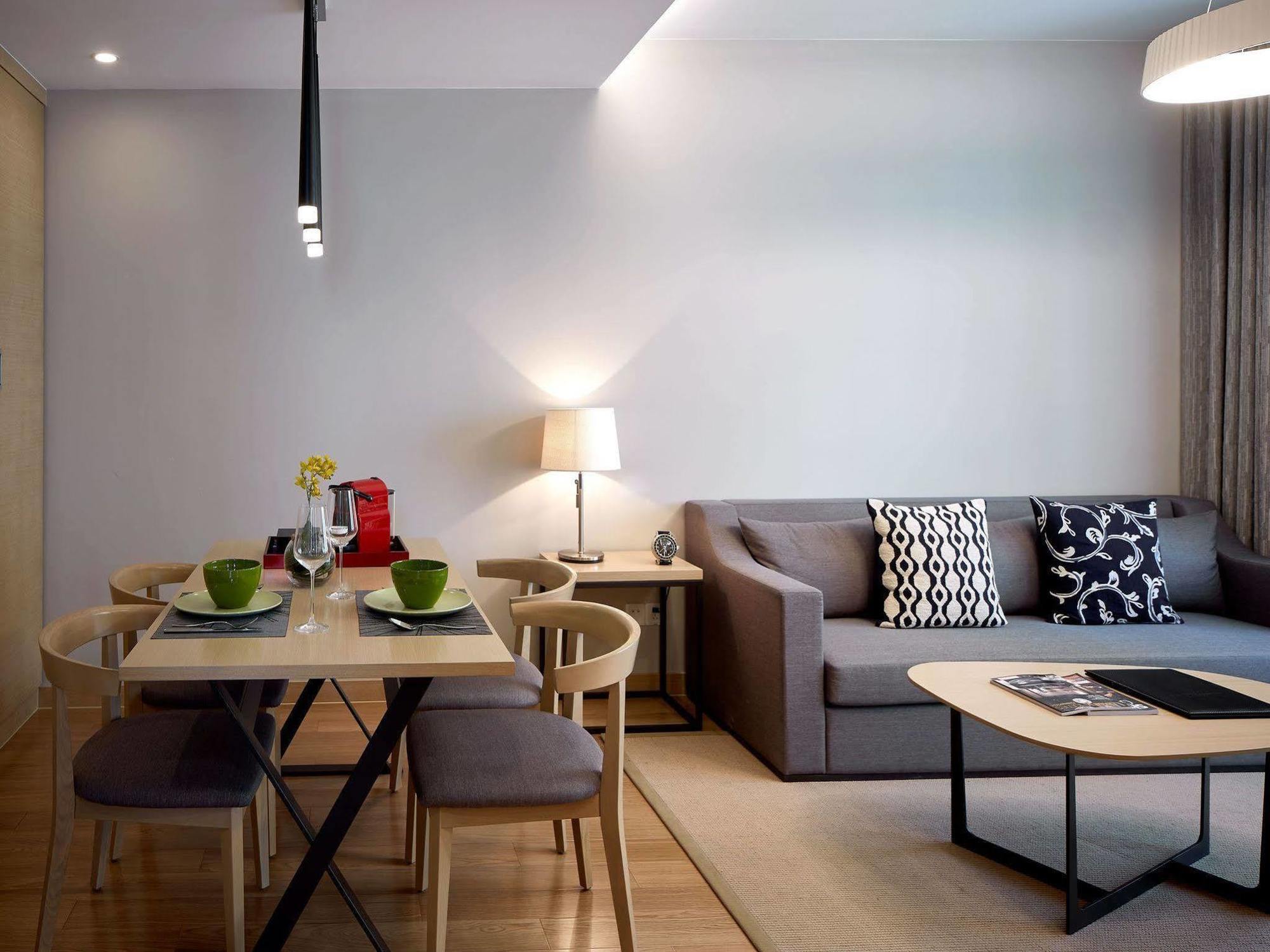 One Sunland Serviced Suites Managed By Lanson Place Šanghaj Exteriér fotografie